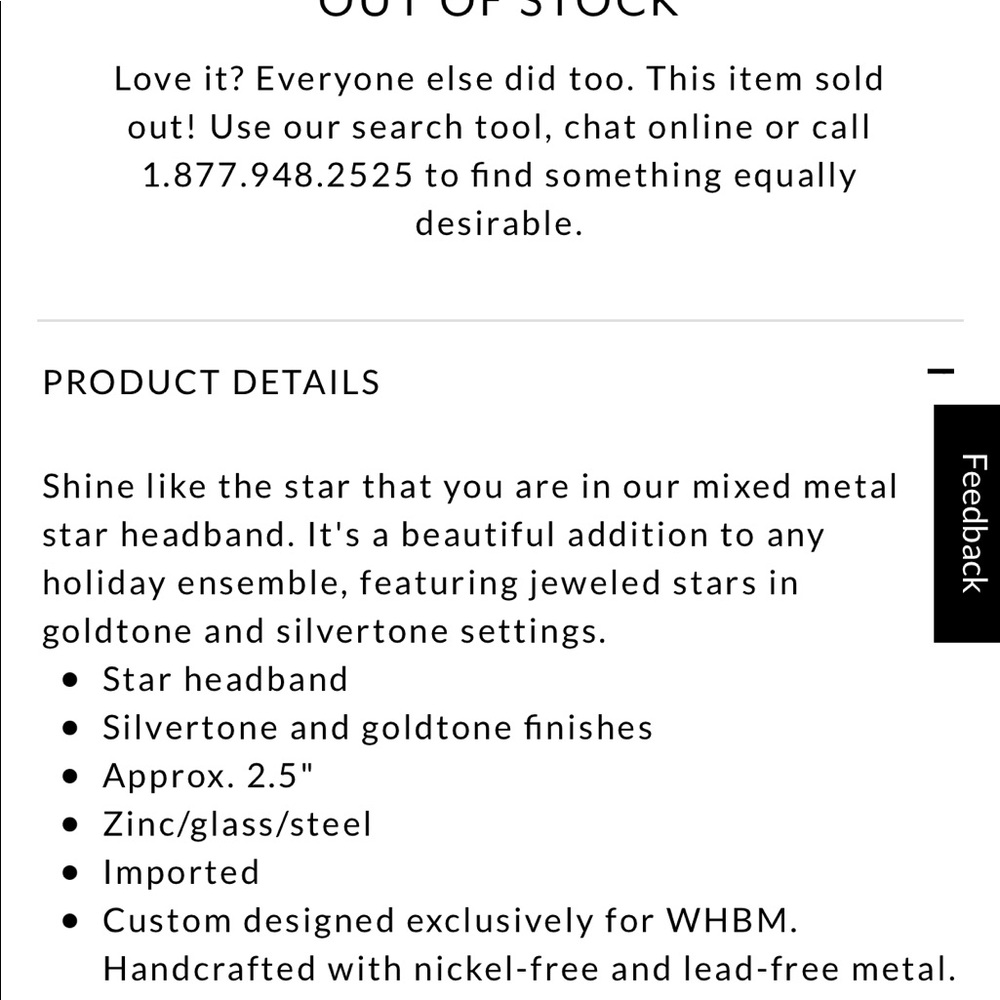 WHBM mixed metal star cuff bracelet NWT - Picture 4 of 6